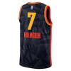 Maillot Homme Oklahoma City Thunder Chet Holmgren 2023-24 Nike City Edition Noir Swingman